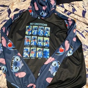 Stitch my emotions hoodie (3XL)